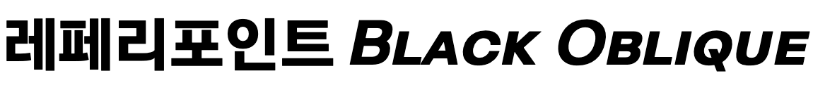레페리포인트 Black Oblique